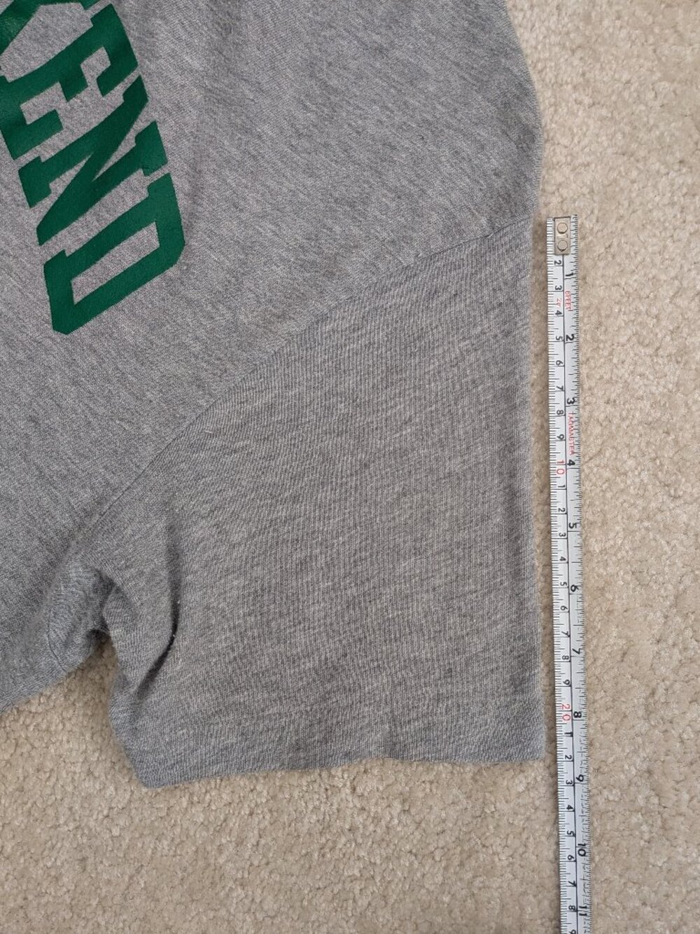 Vintage Abercrombie & Fitch gray t-shirt Y2K - Picture 5 of 5